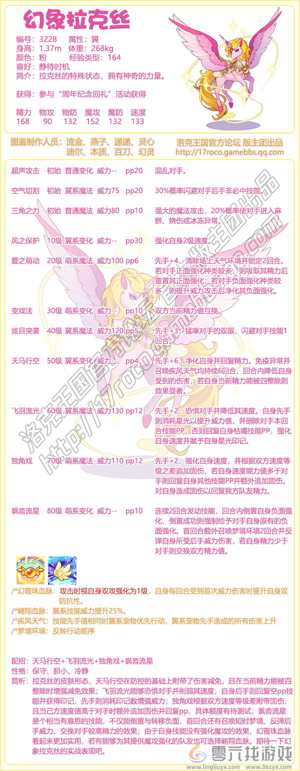 《洛克王国》幻象拉克丝性格推荐(图3) 《洛克王国》幻象拉克丝性格推荐(图3)