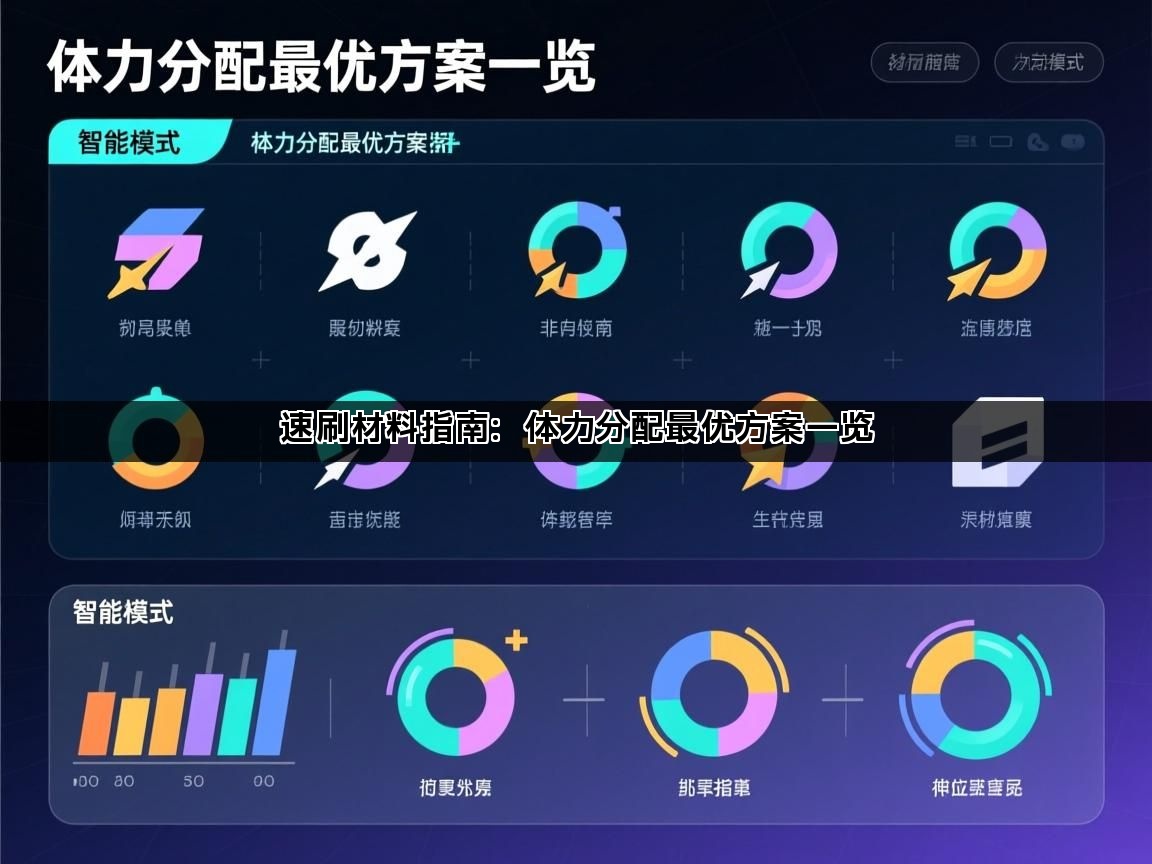 速刷材料指南：体力分配最优方案一览(图1)